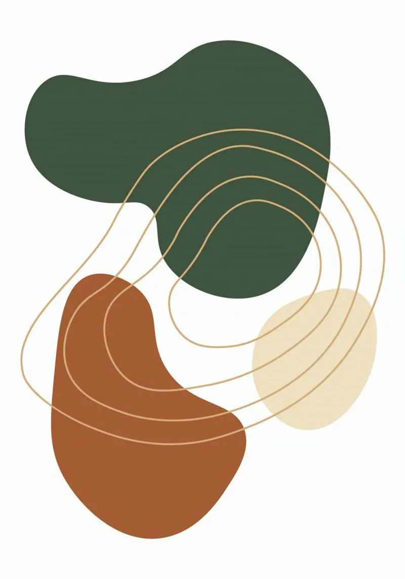 curve shape color poster with plastic frame by jasnet