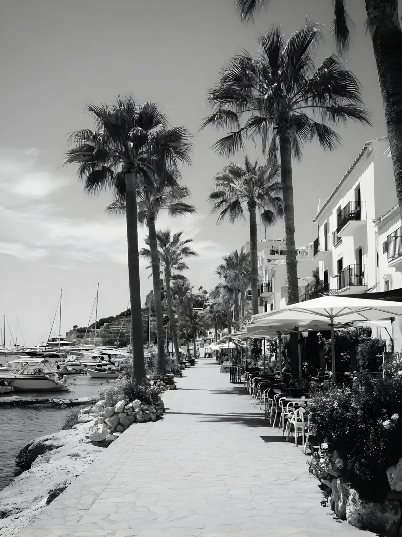 Ibiza Promenade tela con Cornice a cassetta da Mononoir