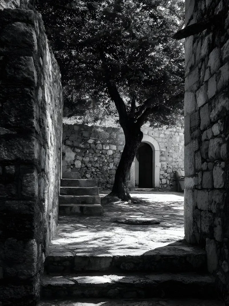 Stone Alley poster con telaio in plastica da Mononoir