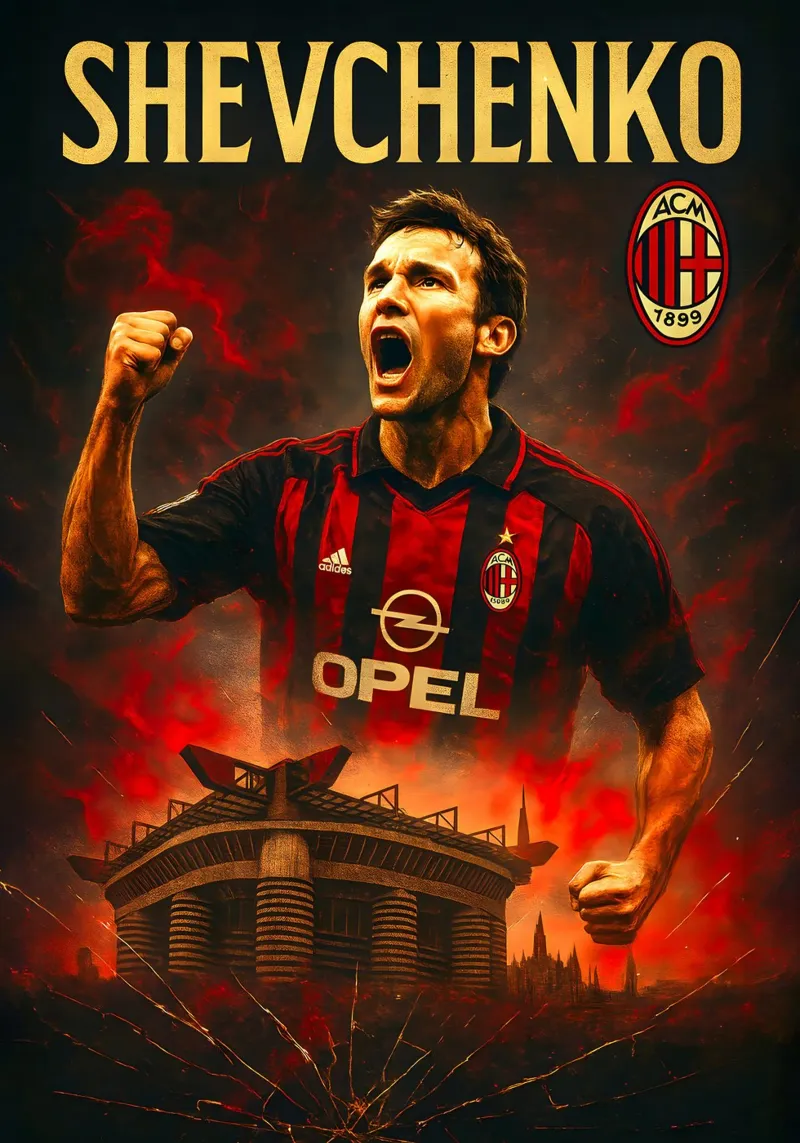 Andriy Shevchenko canvas with Floater frame by Cyberpunk Canvas