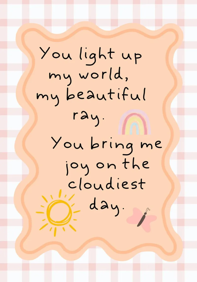 Impression d'art "You Light Up My World" (Tu illumines mon monde) poster de vintagepod