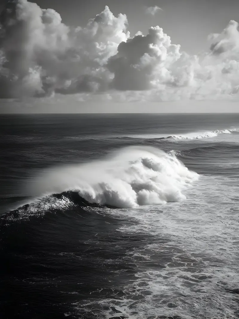 Ocean Power poster con telaio in alluminio da Mononoir