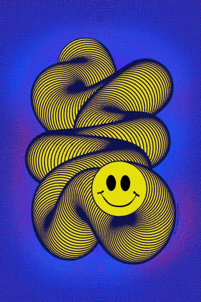 Verme sorridente poster da Jonas Loose