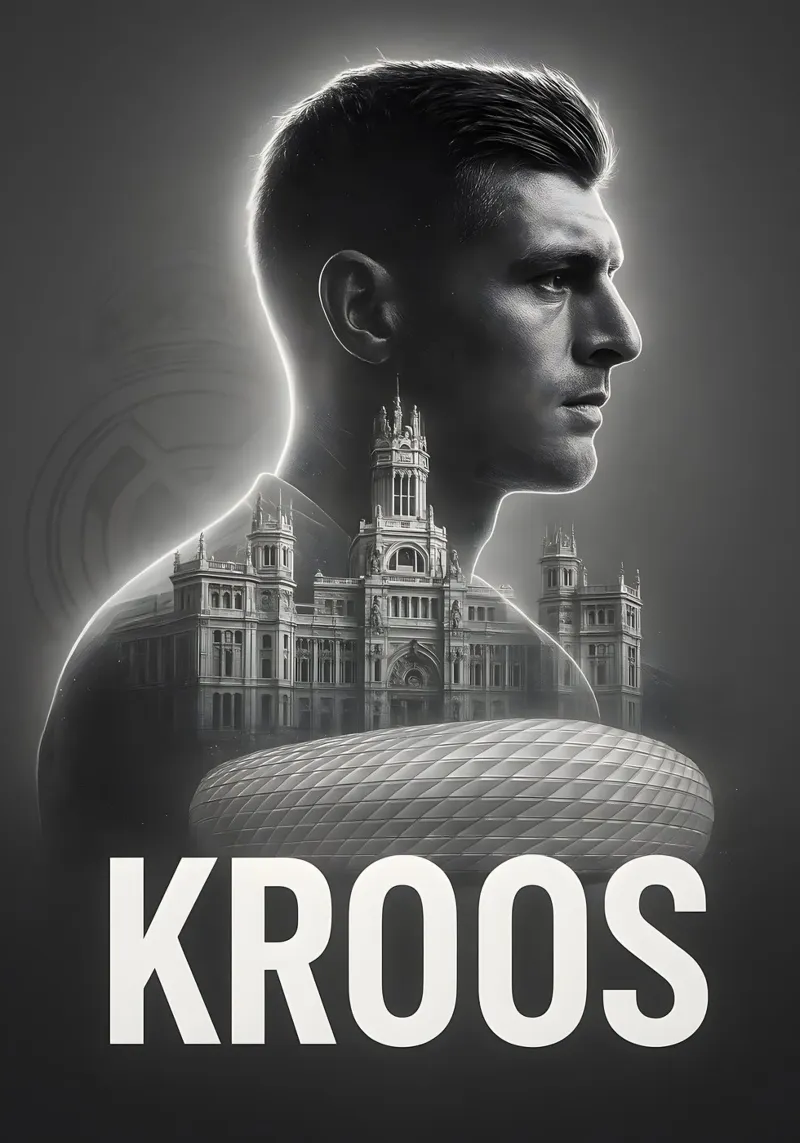 Toni Kroos pellicola backlit da Cyberpunk Canvas