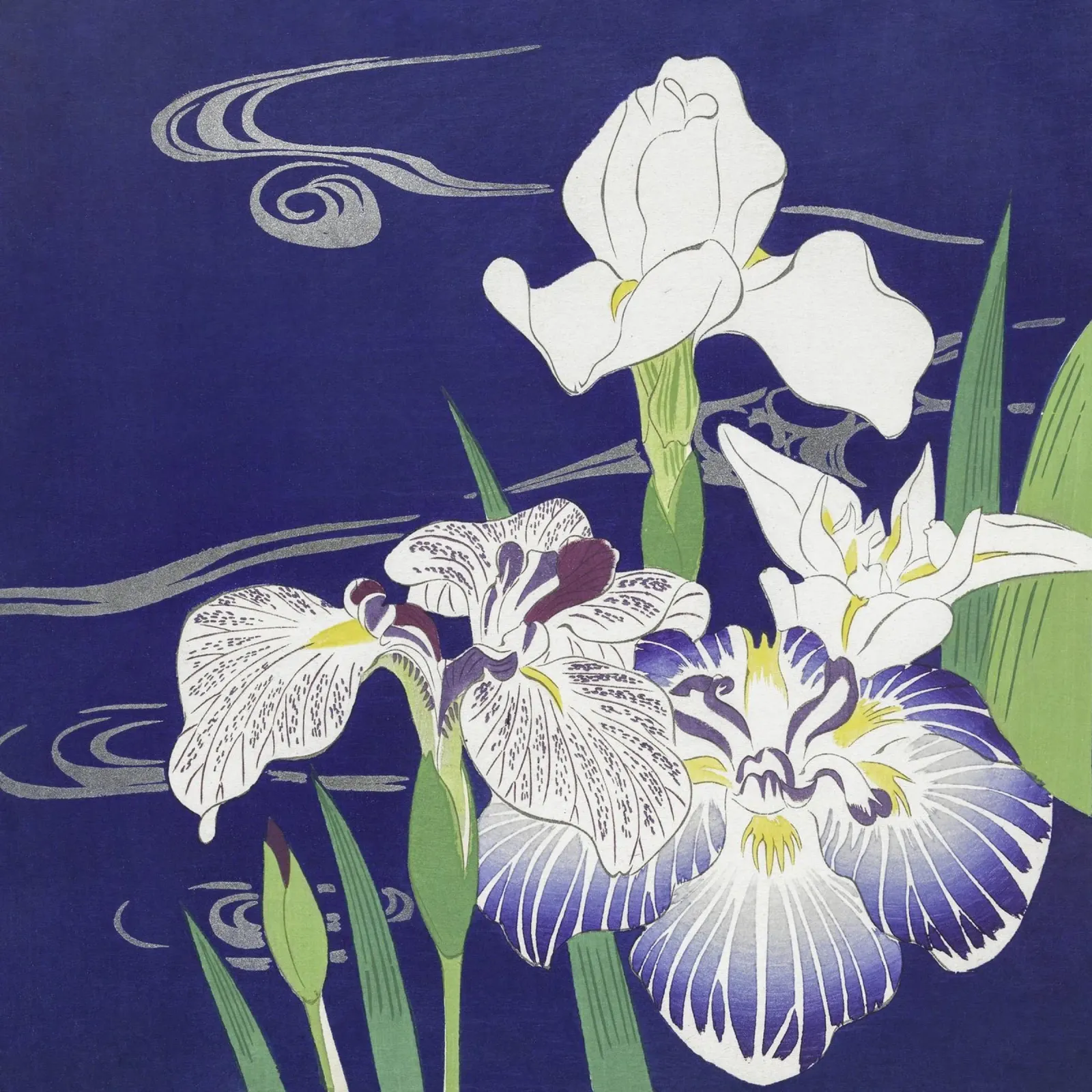 Iris (1890-1900) - Kōgyo Tsukioka poster da Jolie Prints