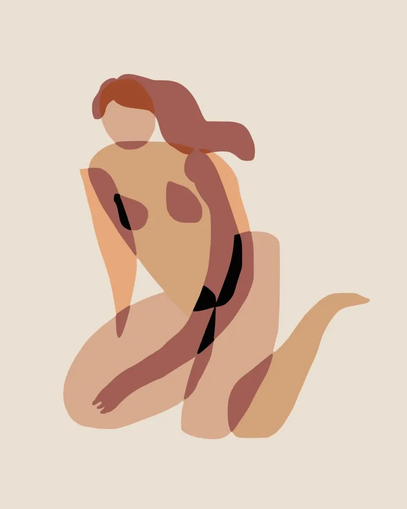 Beige nudo poster da Little Dean
