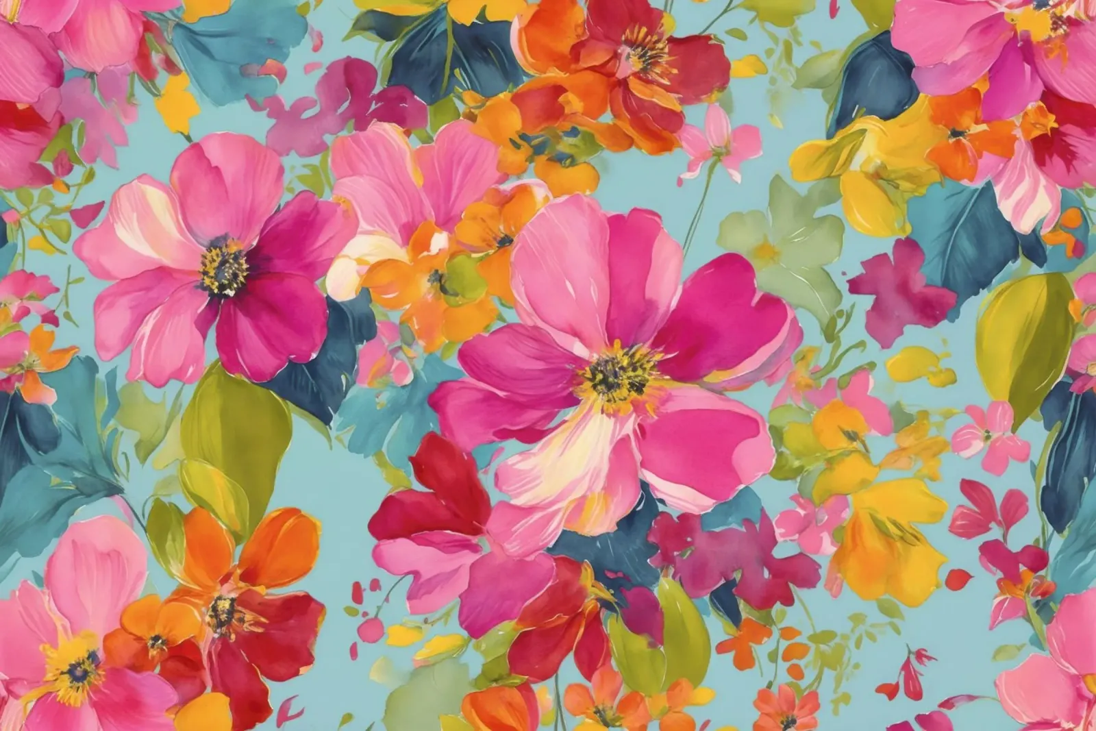 Fiori estivi che sbocciano al sole poster da Andrea Haase Modern Home