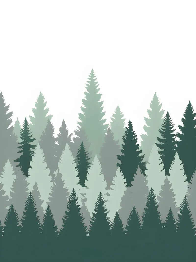 Bosque abstracto lienzo con Marco flotante de The Green Room