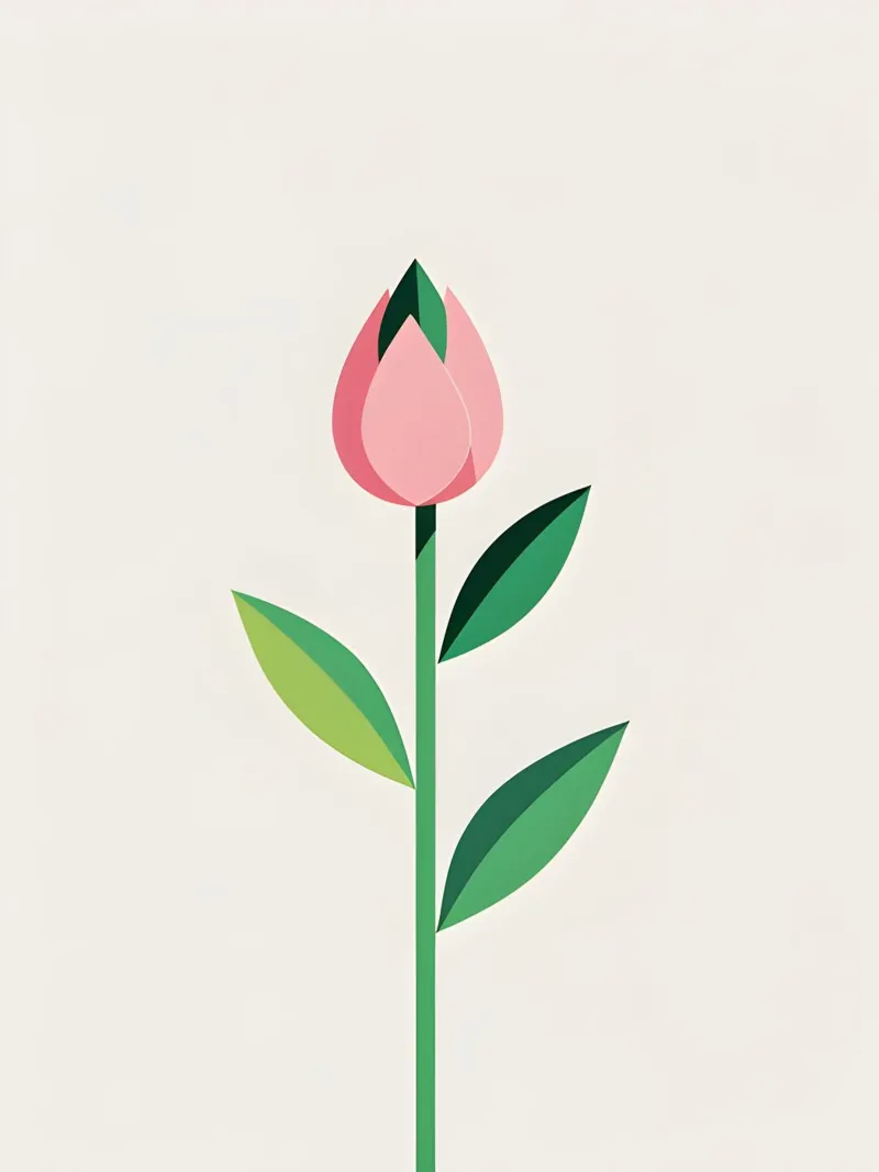 Germoglio di primavera poster con telaio in alluminio da The Green Room
