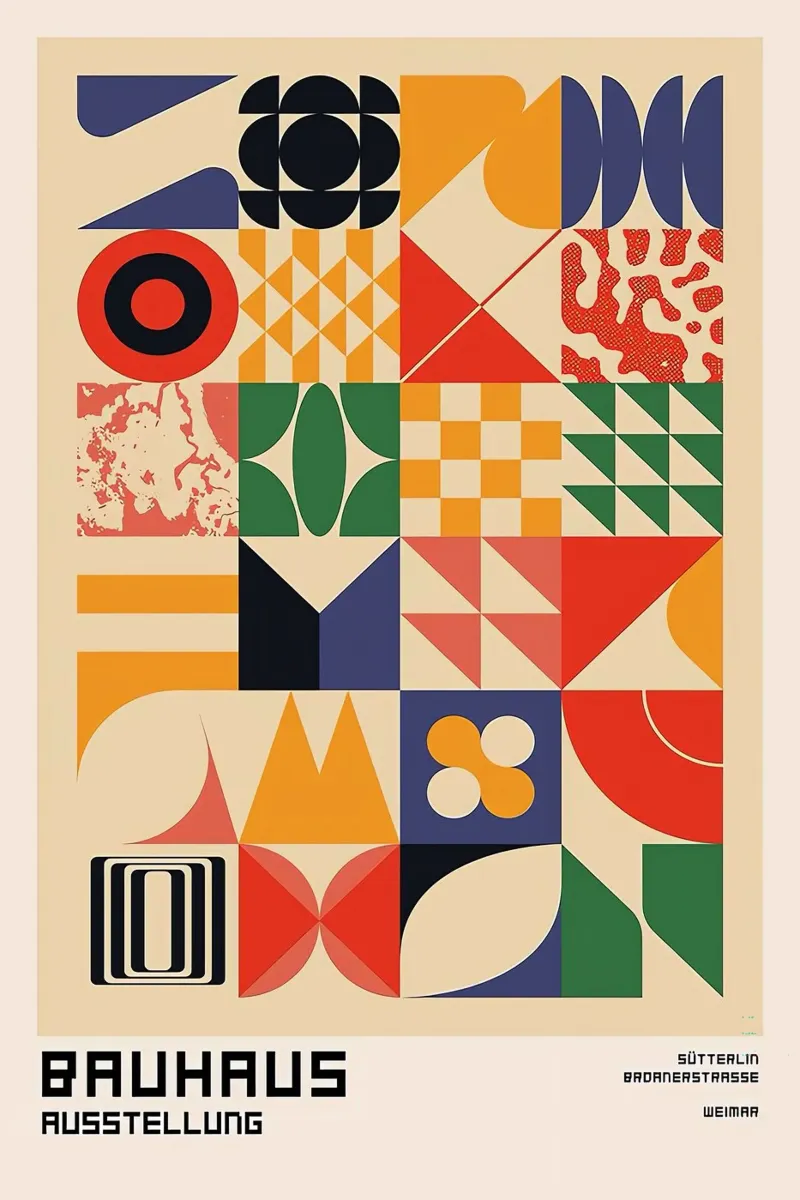 Bauhaus Ausstellung poster da Narciso