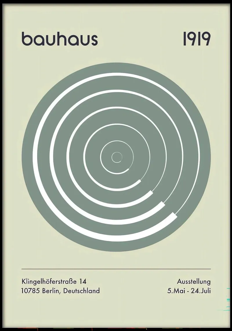 Bauhaus 1919 poster da Narciso
