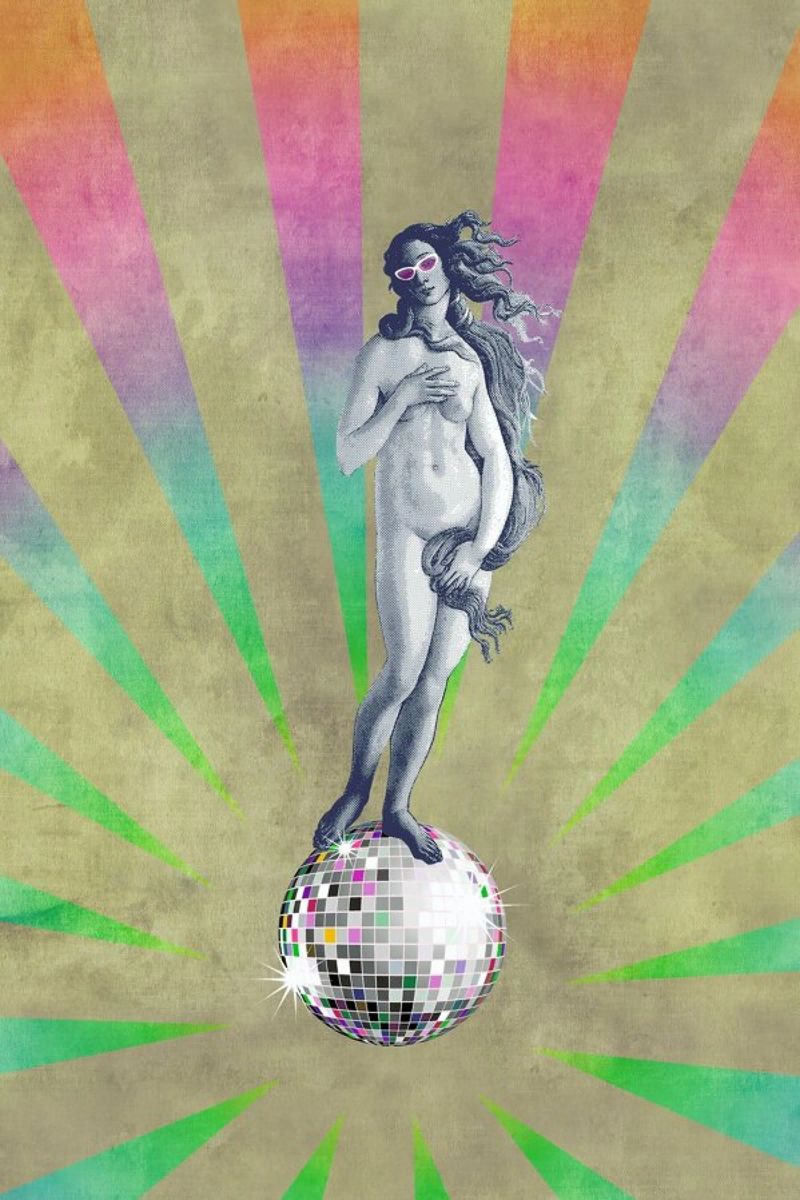 Disco Venus alluminio dibond da Angelo Cerantola