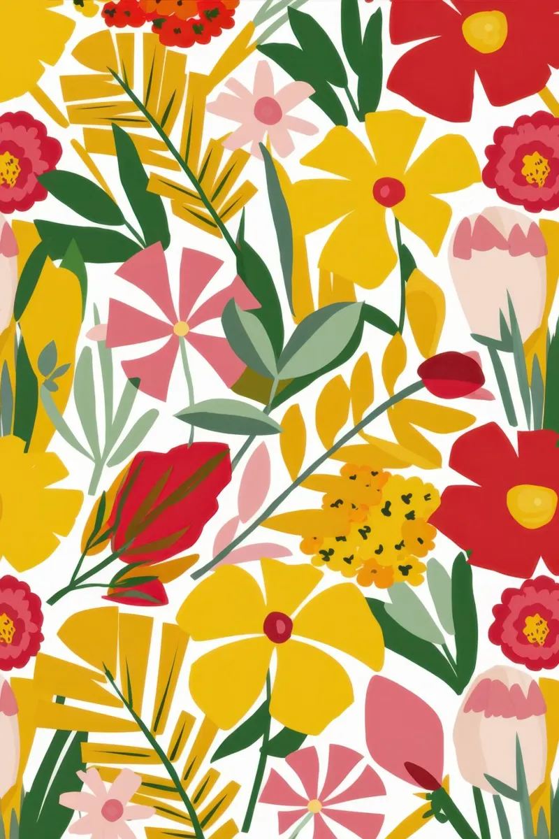 Herfstige bloemenweide canvas met Baklijst van Frame Aura