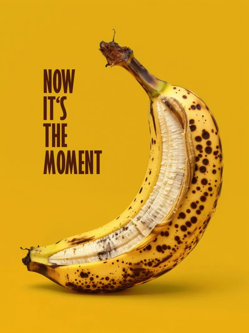 Now It's The Moment | Vergankelijkheid en het perfecte moment canvas met Baklijst van Autofocus