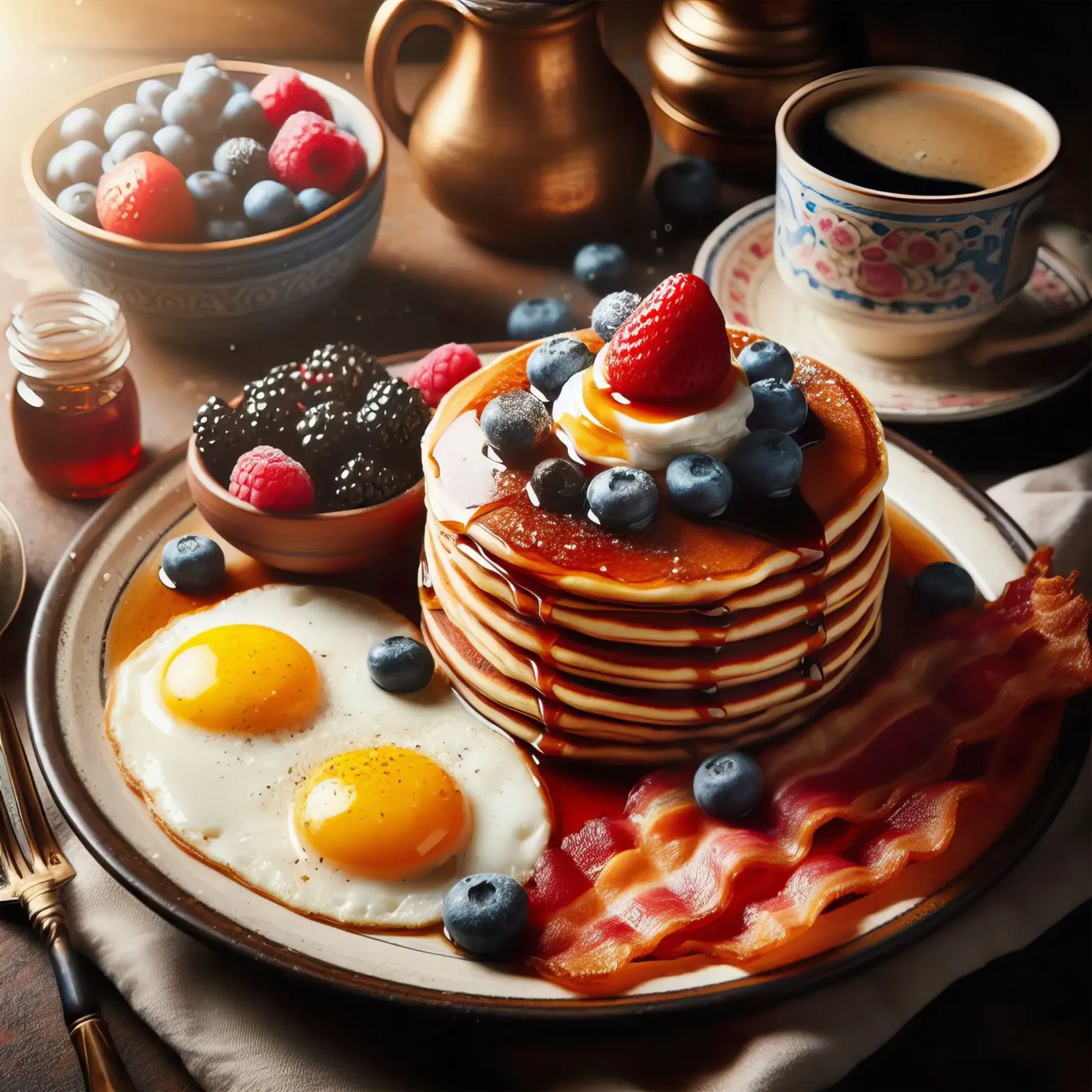 Colazione all'inglese poster con telaio in plastica da 🥩 The tasty wall