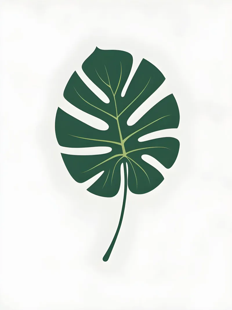 Foglia di Monstera poster da The Green Room
