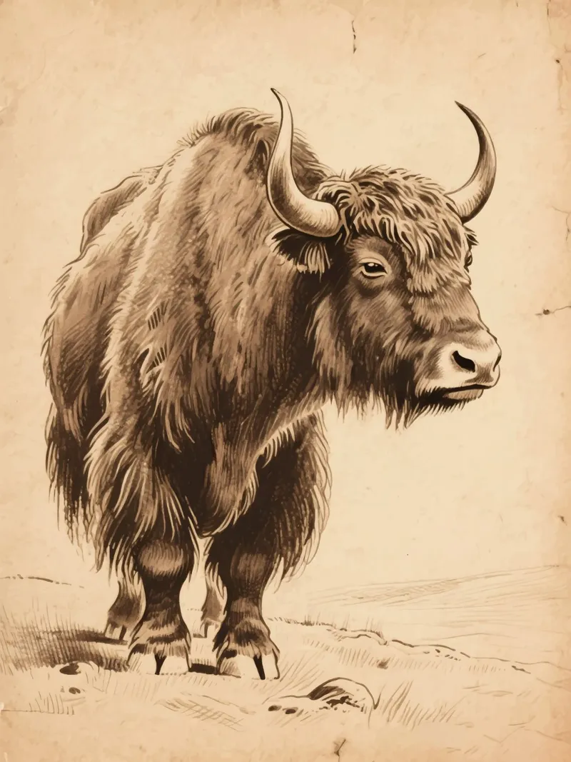 Yak tela con Cornice a cassetta da knowledge