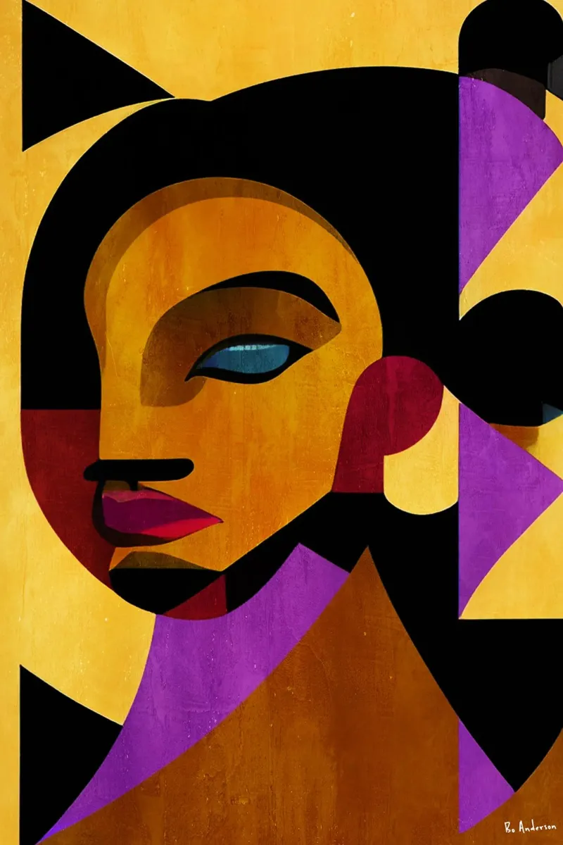 The Girl From Ipanema poster con telaio in legno da Bo Anderson