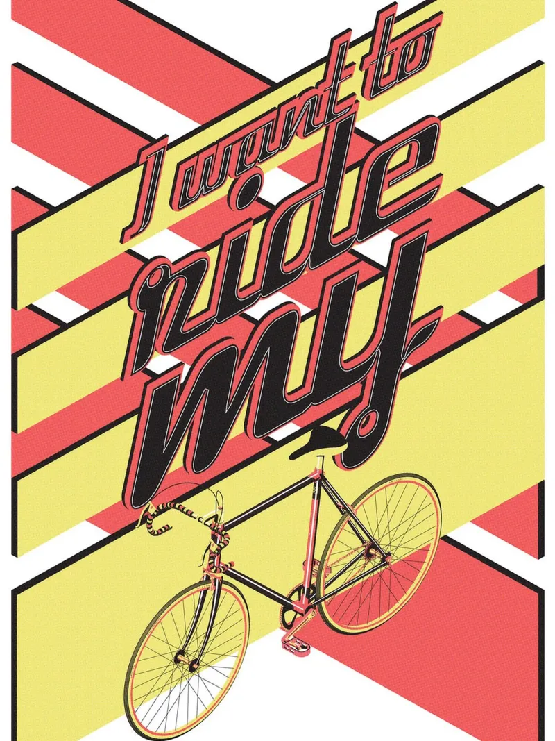 Voglio andare in bicicletta poster da Thomas