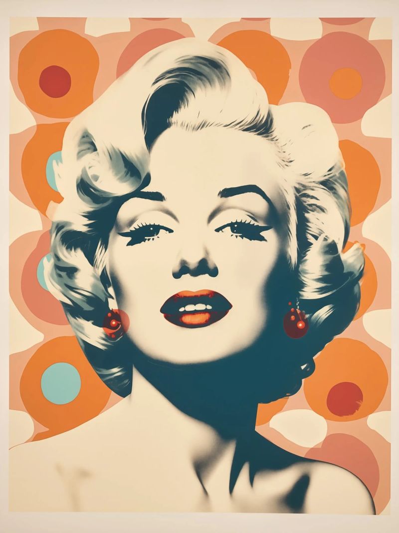 Marilyn Forever Retro Pop Art poster de Autofocus