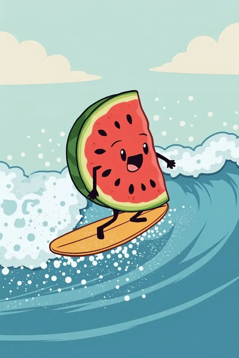 Melone da surf poster da DesignDoodle