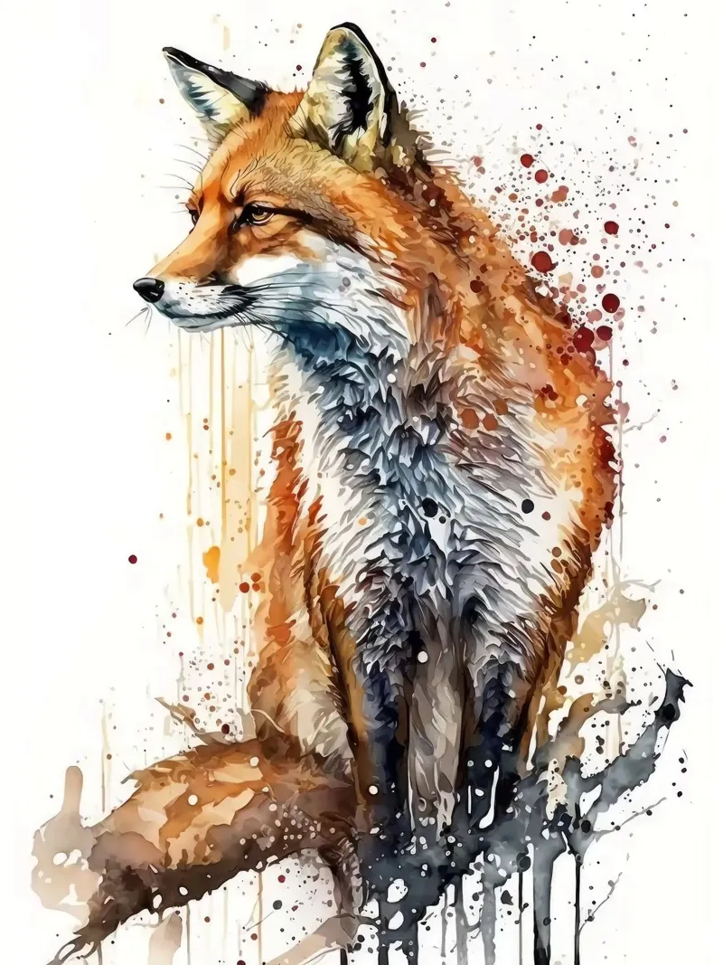 Volpe rossa poster da Barbara Wright
