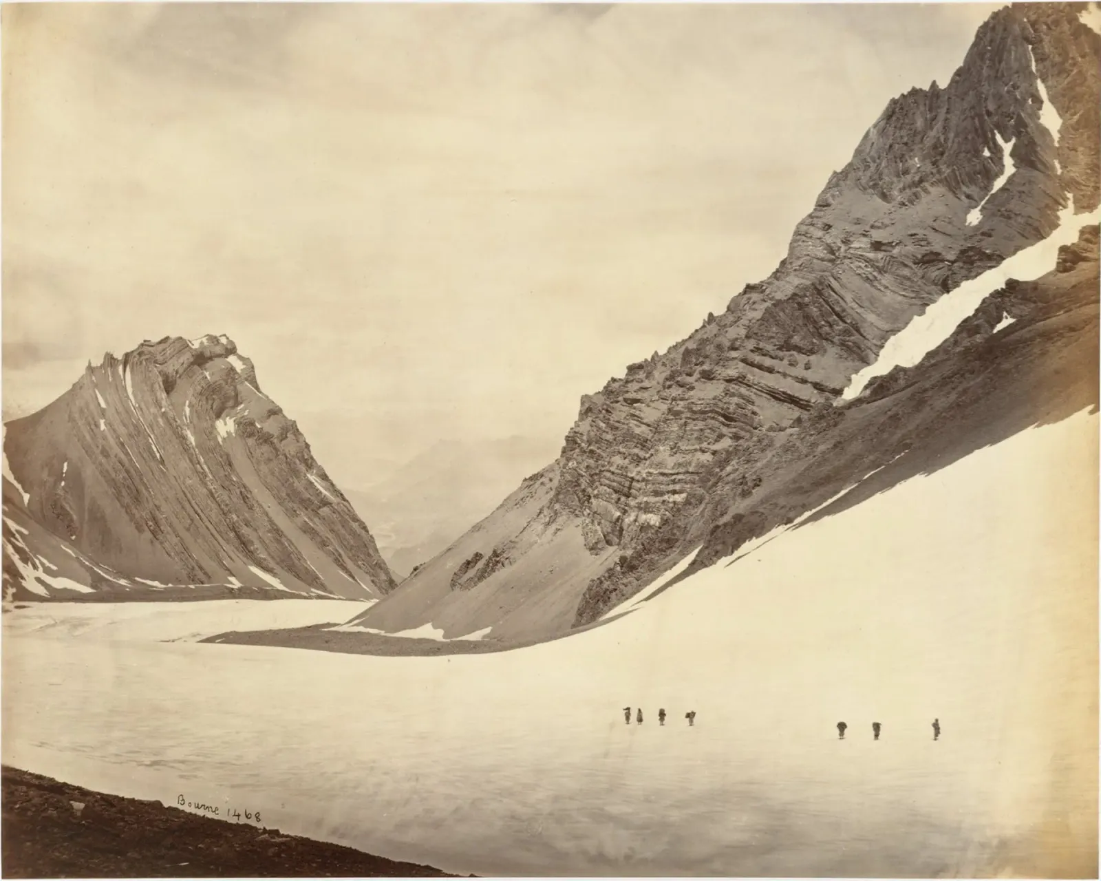 The Manirung Pass poster con telaio in legno da vintageshop