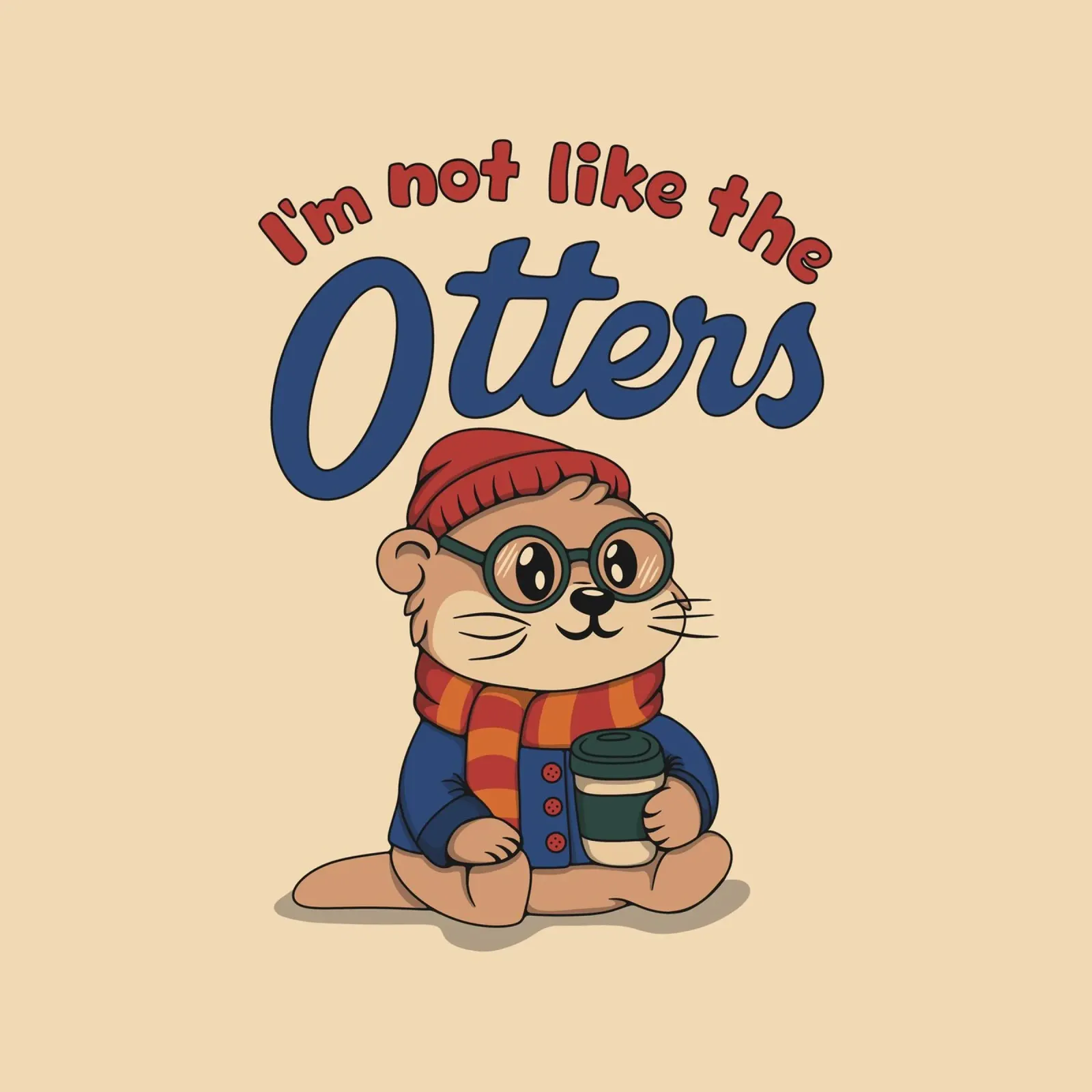 Ich bin nicht wie die Otter Poster von Loobs