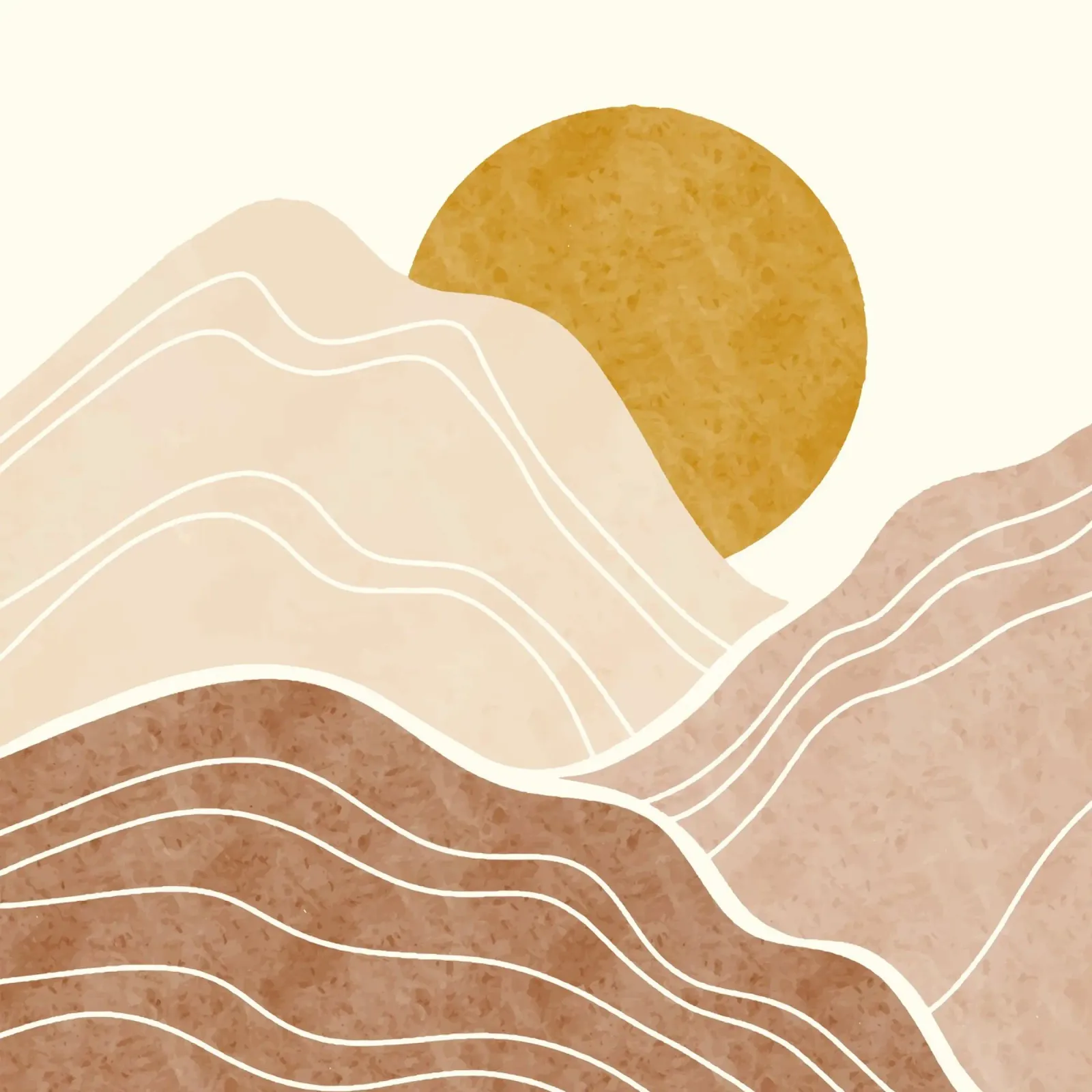 Sunset Leinwand mit Schattenfugenrahmen von Vivi Nicolin