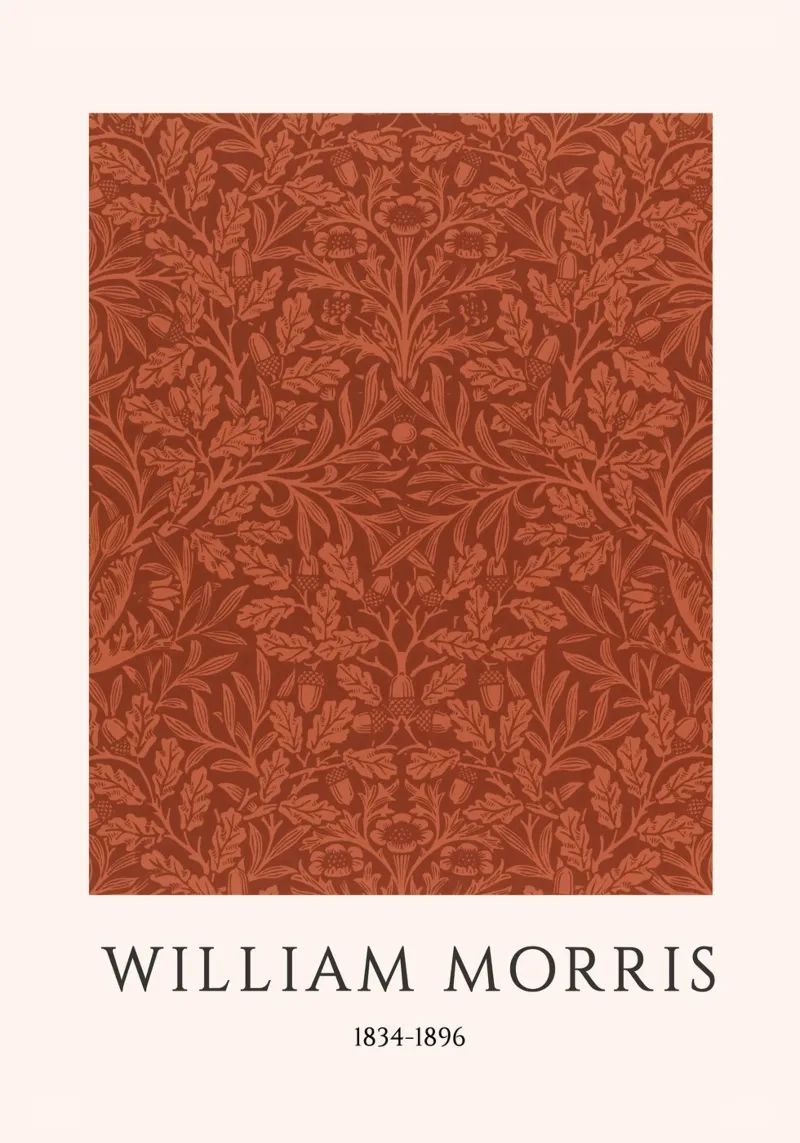 William Morris Eichel Kunst & Handwerk Druck Poster von vintagepod