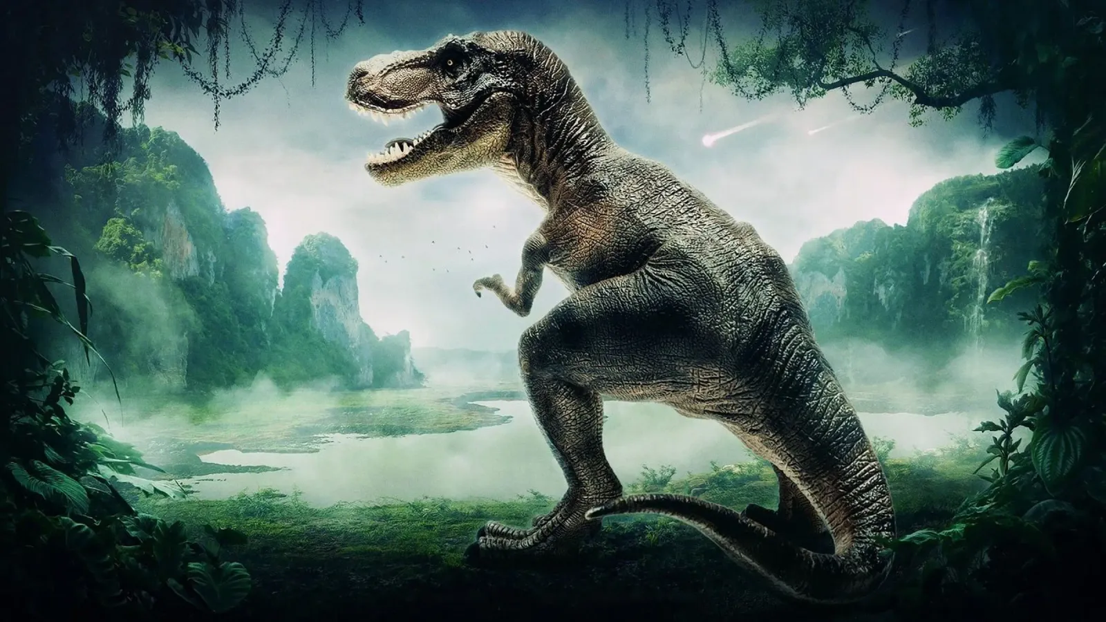 The Dinosaur tela con Cornice a cassetta da Coreyalbert