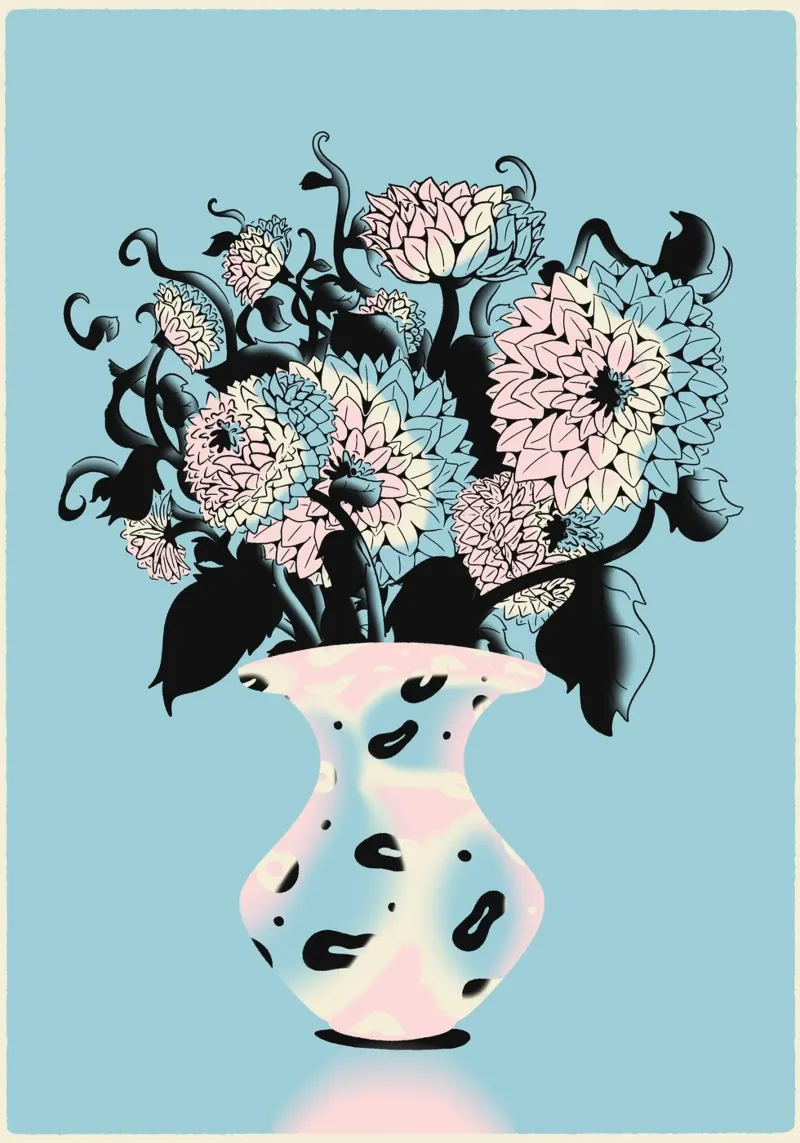 Royal Flowers poster da illustfire