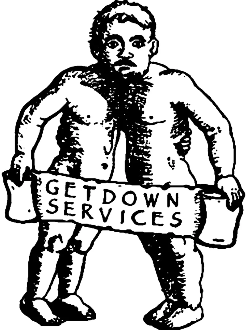 Silhouette Style Getdown Service canvas by igoshdesigns