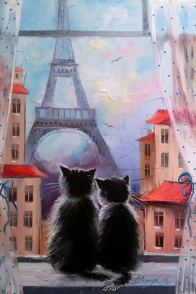 Together in Paris poster con telaio in alluminio da todeo mark