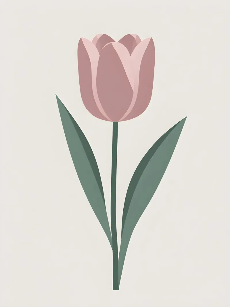 Forma a tulipano tela con Cornice a cassetta da The Green Room