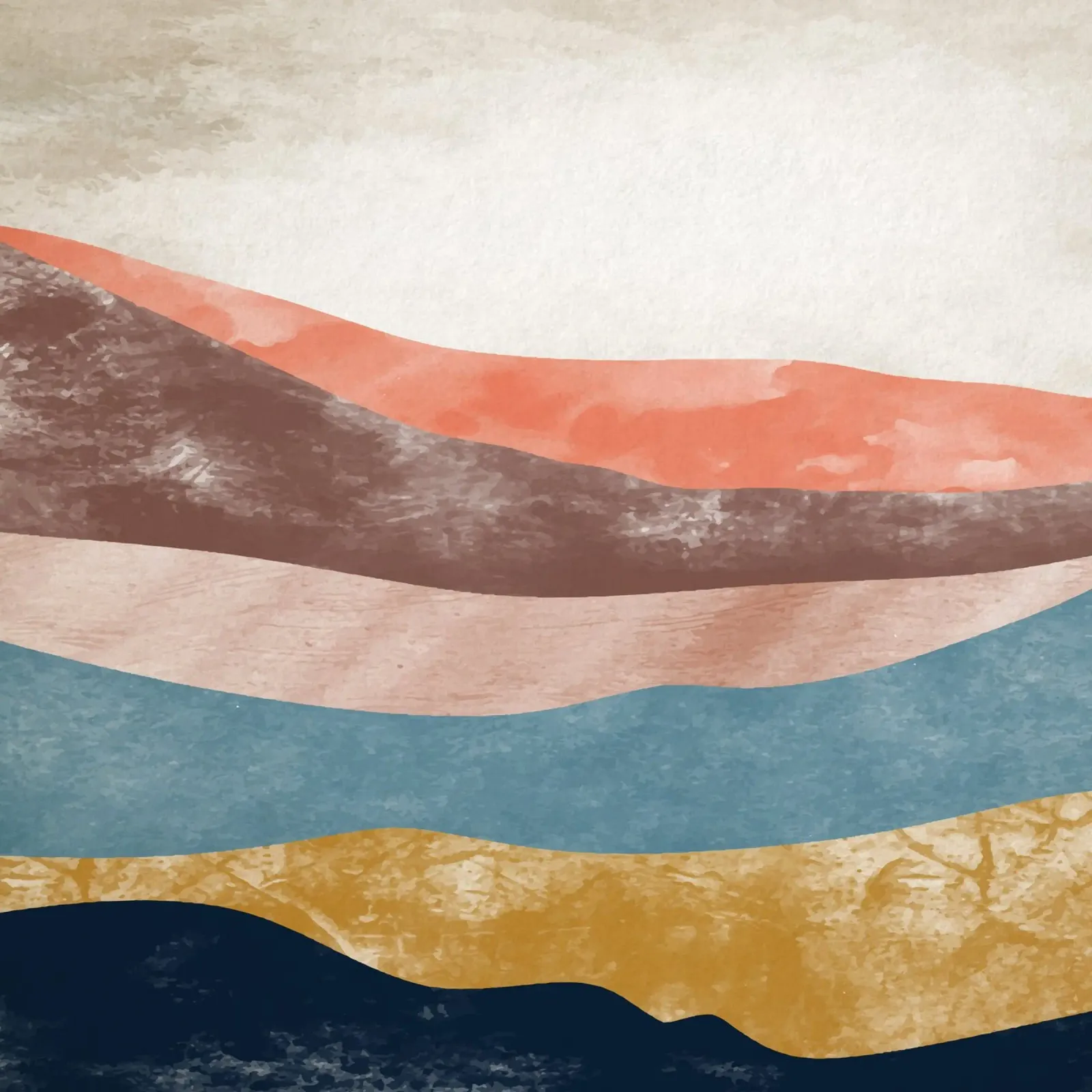 Rainbow Mountain poster da Vivi Nicolin