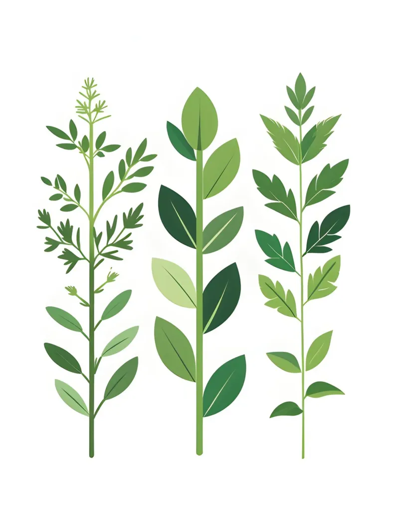 Set da giardino per erbe aromatiche poster con telaio in alluminio da The Green Room