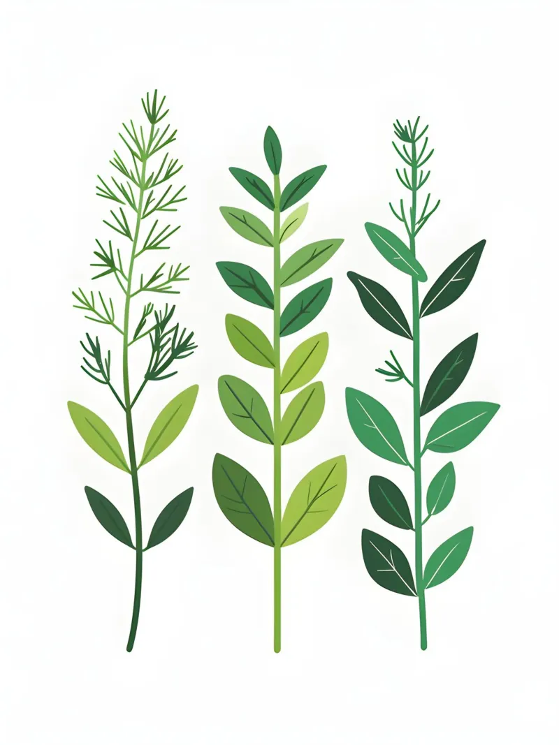Set da giardino per erbe aromatiche tela con Cornice a cassetta da The Green Room