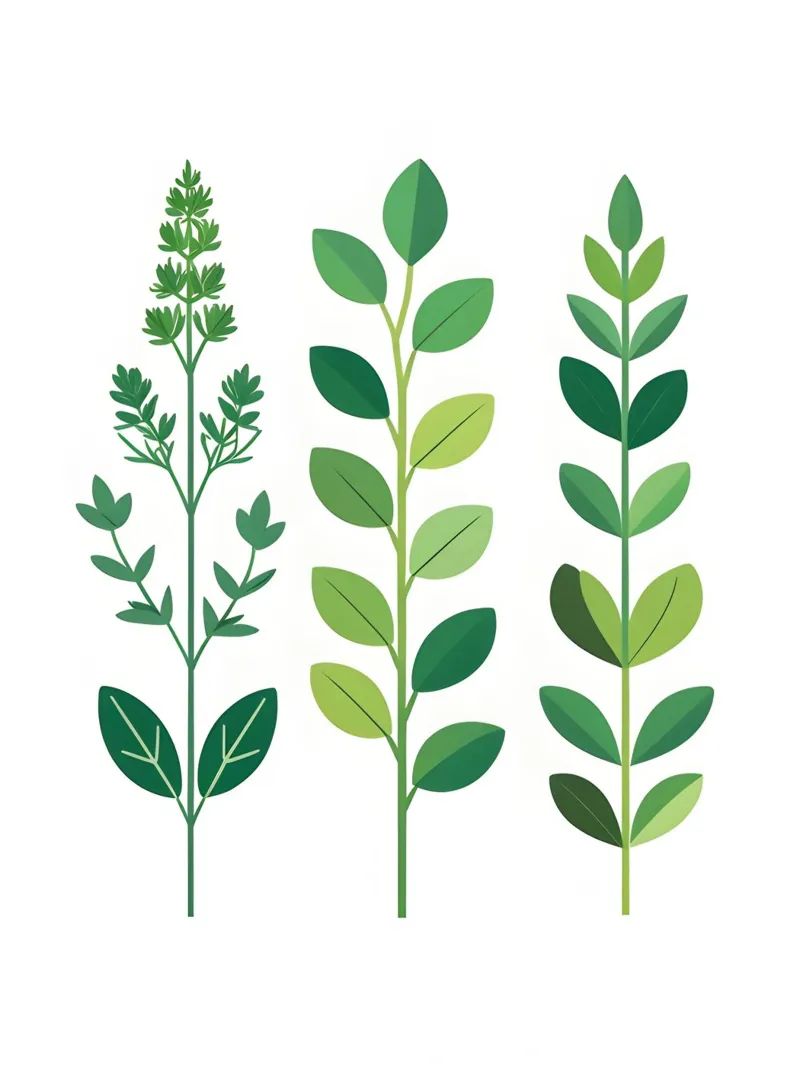 Herb Garden Set canvas with Floater frame by The Green Room