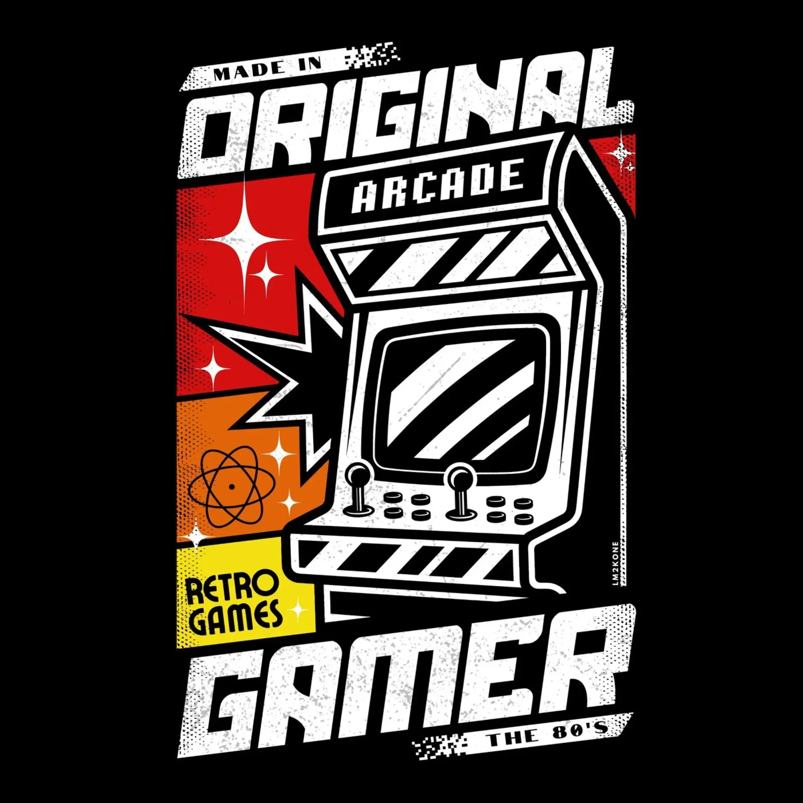 Retro Original Gamer Arcade pellicola backlit da LM2KONE