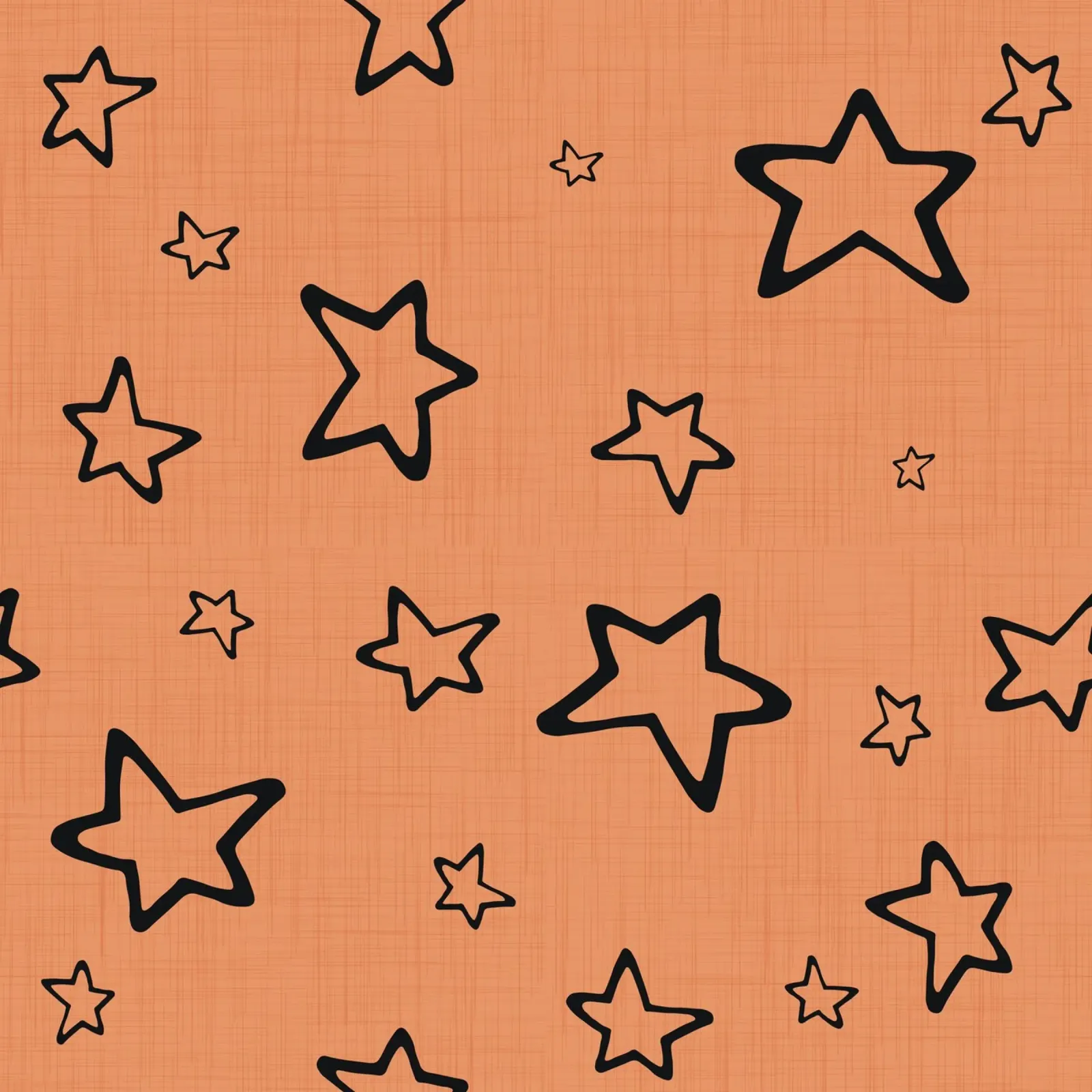 Peach Star Scatter - Modello gotico punk per Halloween poster con telaio in alluminio da susanacosta