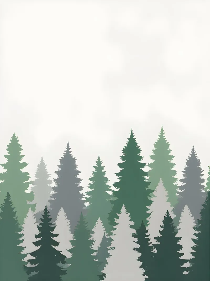 Bosque abstracto lienzo con Marco flotante de The Green Room