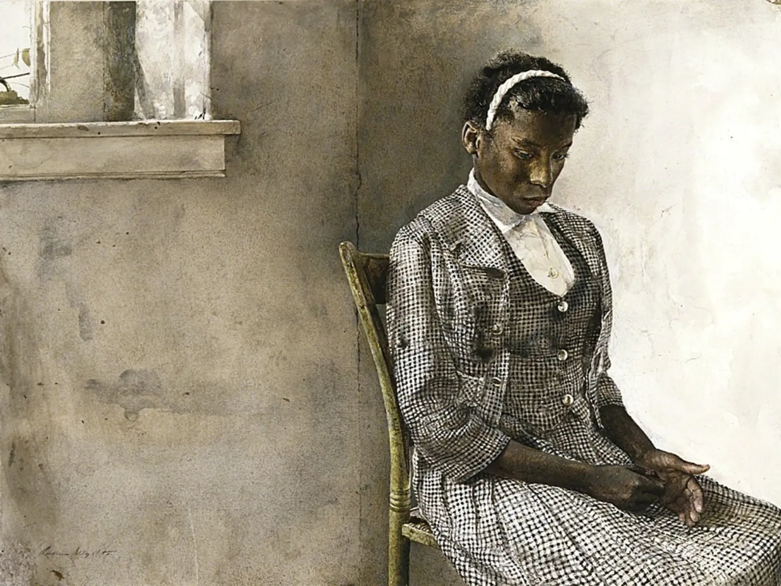 Andrew Wyeth Giorno della Fiera tela con Cornice a cassetta da Trudeau Art Studio