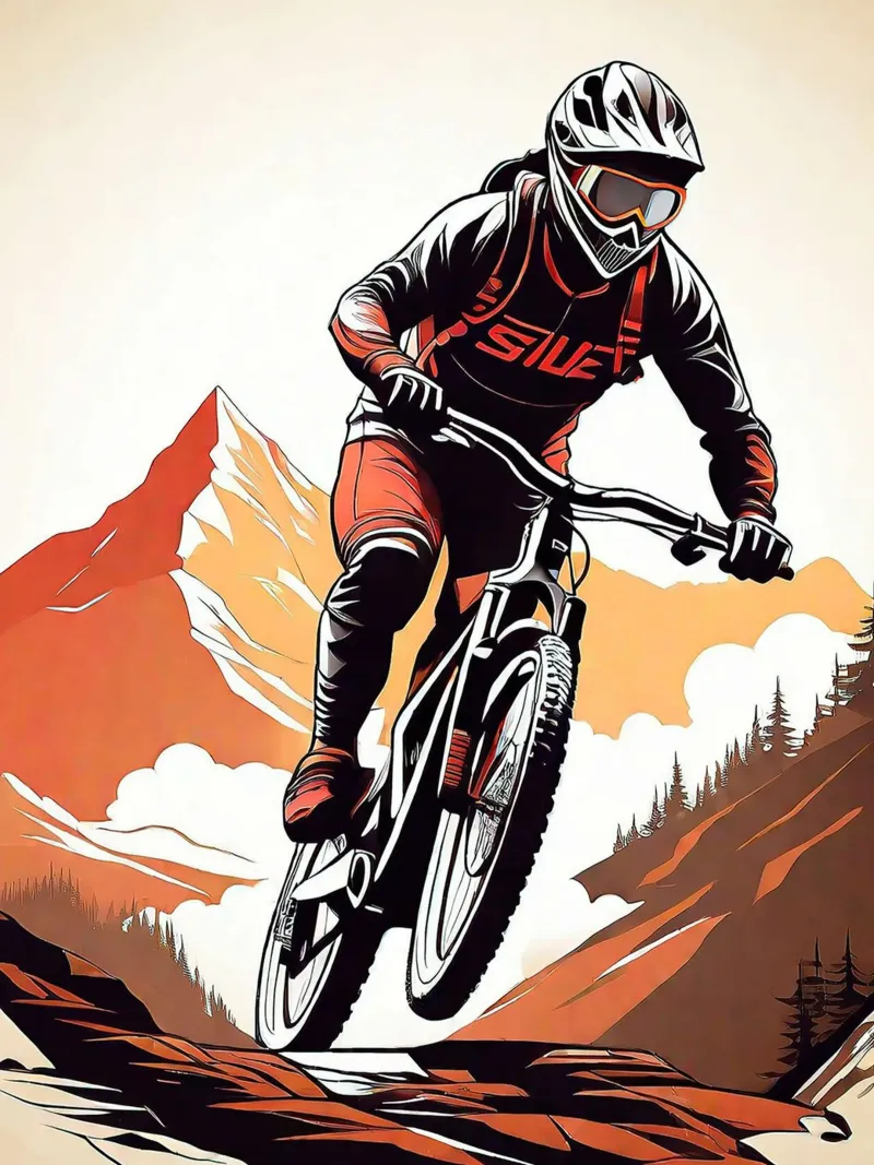 Week-end en VTT toile avec Caisse américaine de Thomas
