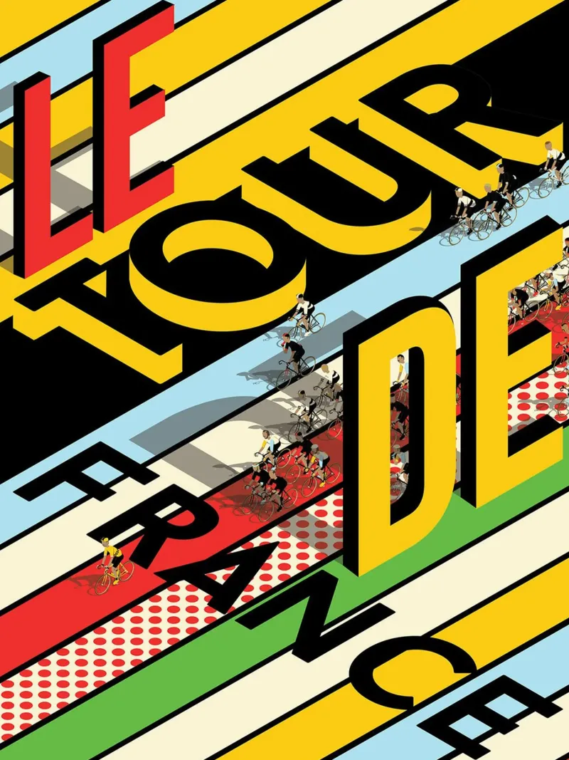 Il tour poster con telaio in plastica da Thomas