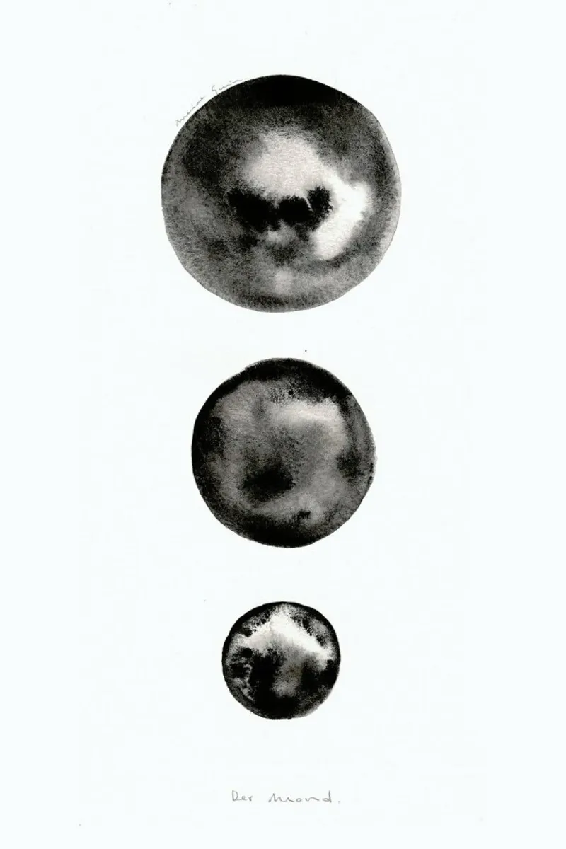 Der Mond carta hahnemühle da Marina Guiu