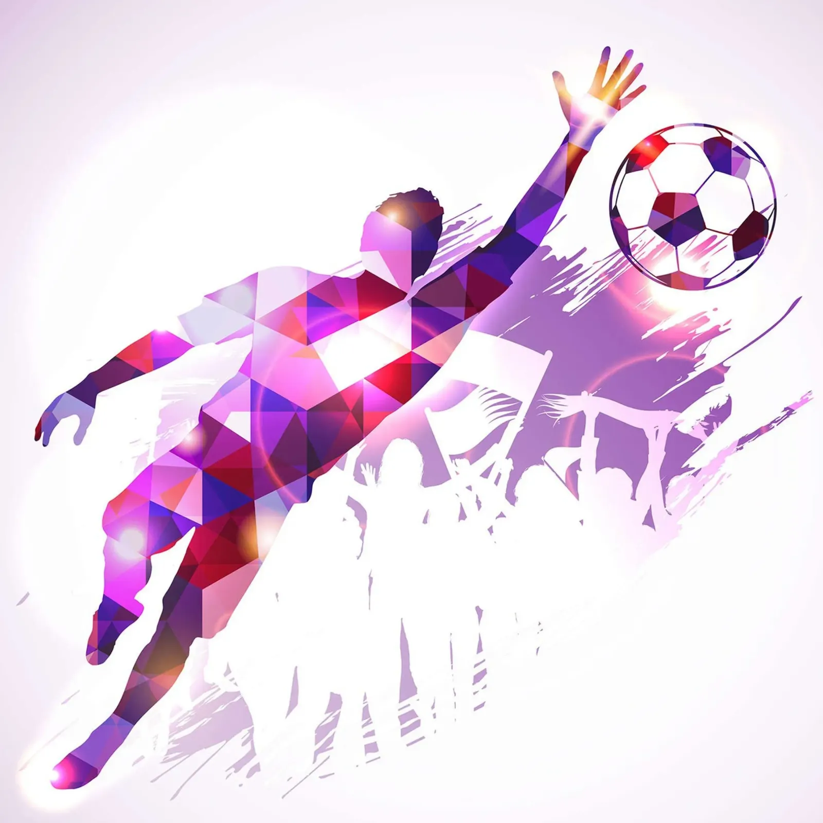 Portero de fútbol lienzo con Marco flotante de Jose Kautz