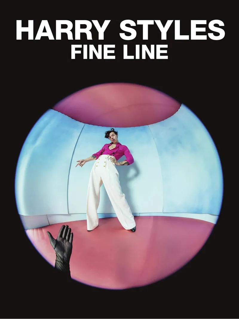FIne Line Style Harry Styles poster con telaio in plastica da Retro Store