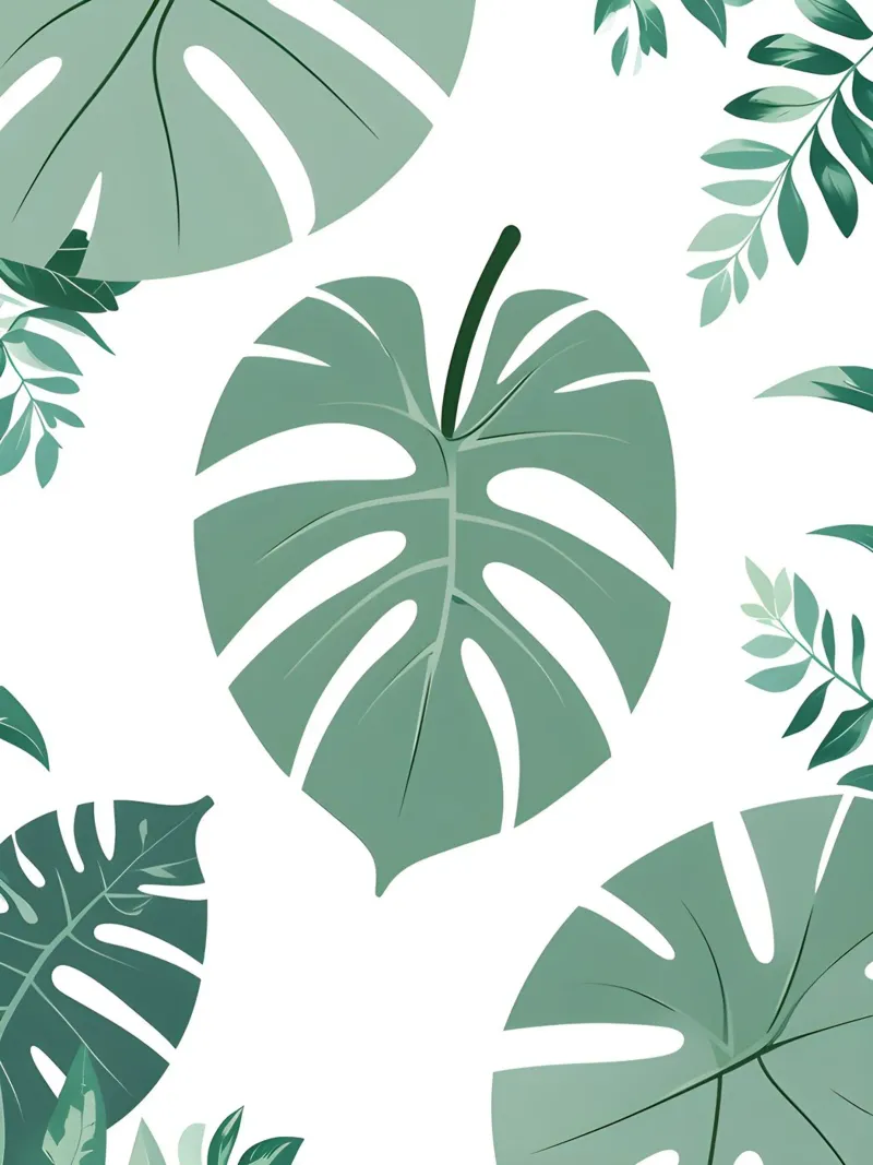 Split Leaf Philodendron poster by botanical