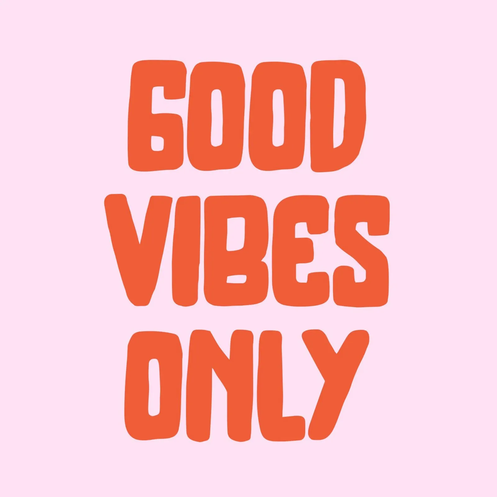 Good Vibes Only canvas with Floater frame by PurePeachStudio